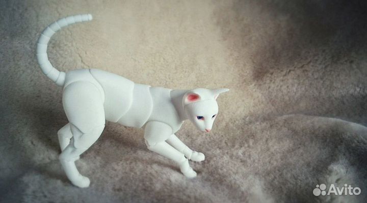 Шарнирная кукла бжд Кот (bjd cat)