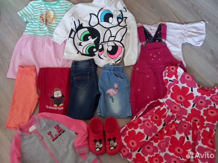 Вещи пакетом на девочку 5 лет