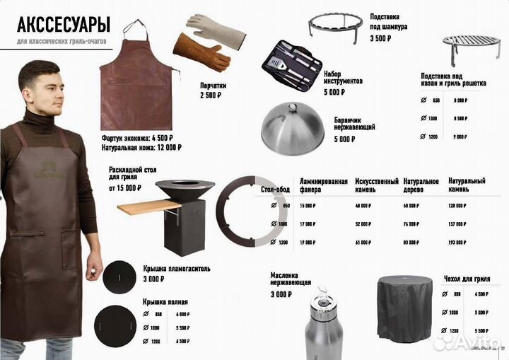 Гриль очаг Архыз