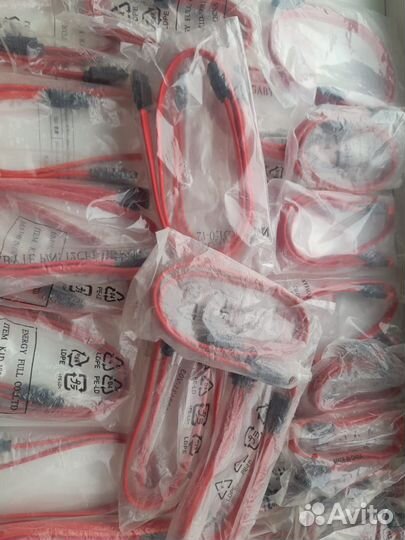 SATA кабели для дисков и SSD (новые, много)