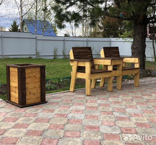 Кашпо и скамейки дерерянные уличные купить в Сыктывкаре | Товары для ...