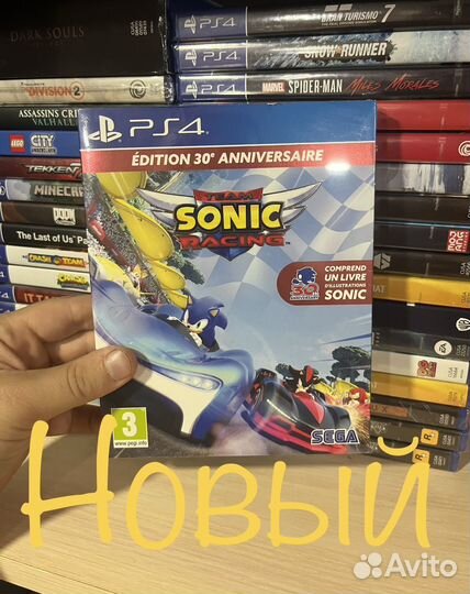 Team sonic racing ps4 / новый