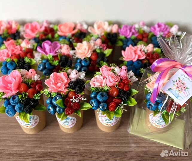 Букеты из мыла педагогу