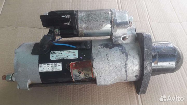 Стартер John Deere RE 515843 (12V, 13 зубьев)