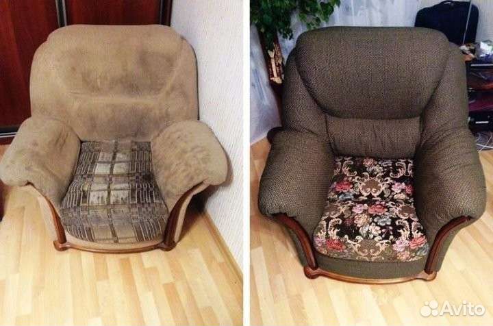 Перетяжка мягкой мебели