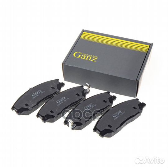 Колодки передние ssangyong rexton 2.7 04-06 GAN