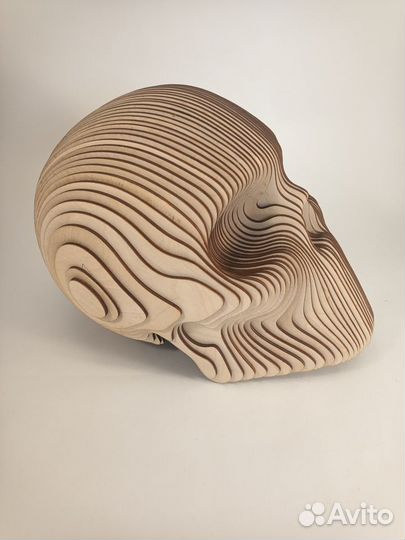 Фигура череп из фанеры