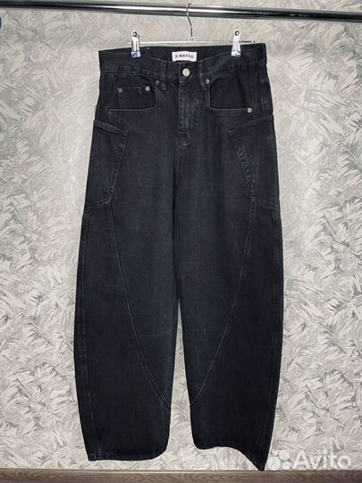 Джинсы широкие x-maker черные