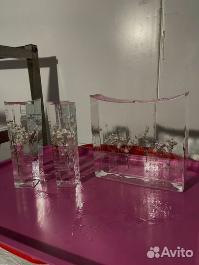 Крафтовый с цветами 15038 грамм