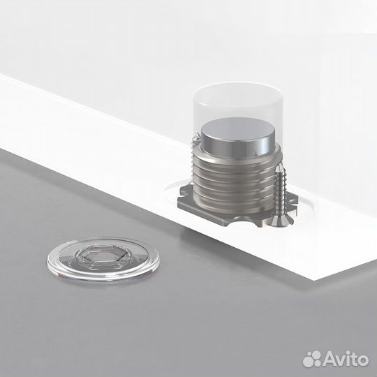 Магнитный дверной скрытый упор stels TR