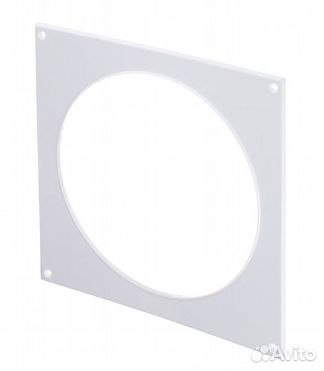 Накладка для круглых воздуховодов настенная пласти
