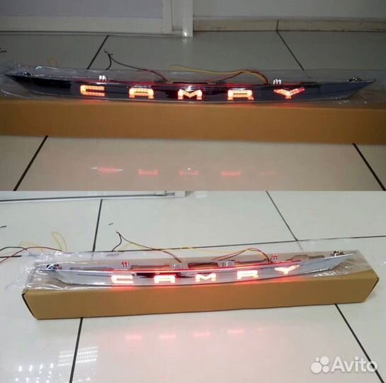 Toyota Camry 70 LED Планка на заднюю дверь V5EX3
