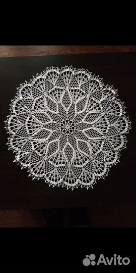 Салфетка вязаная ручной работы Грация