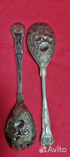 Ложки салатные. Винтаж. Англия