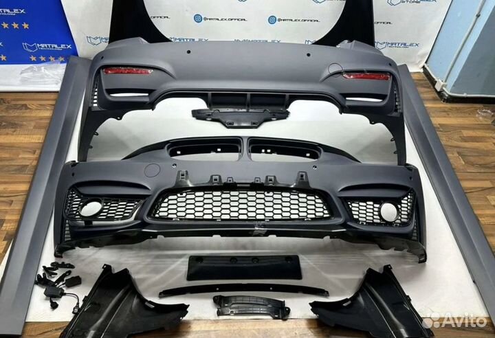 Обвес bmw f30 M look с крыльями