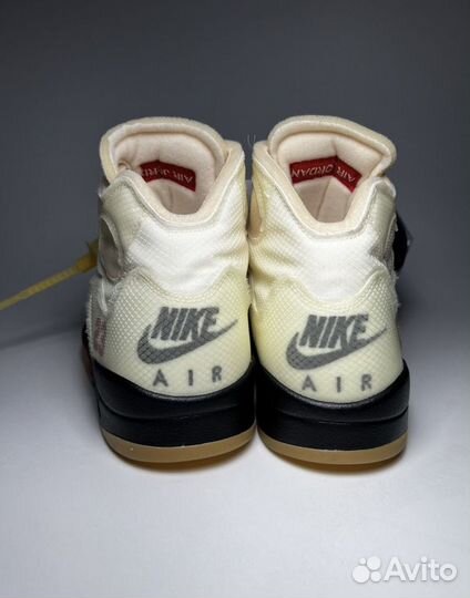 Nike air jordan 5 off white