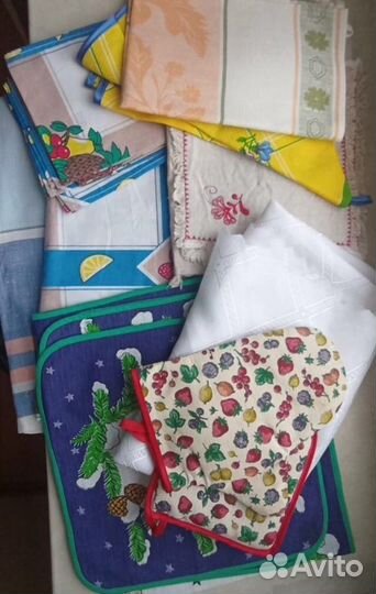 Скатерть салфетки прихватки СССР