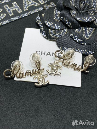 Серьги Chanel