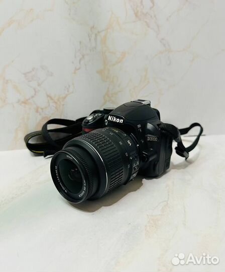 Зеркальный фотоаппарат nikon d3100 с объективом