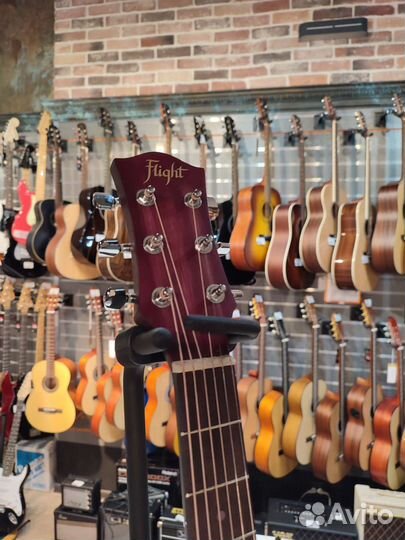 Акустическая гитара Flight D-155C MAH RD