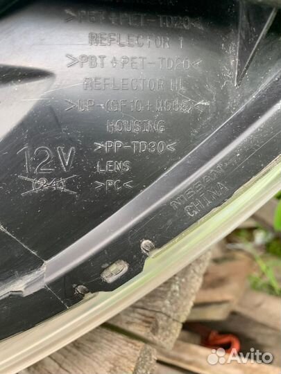 Фара на Nissan sentra