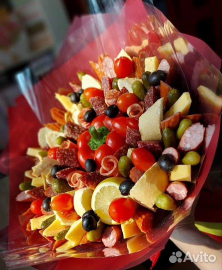 Букет из колбасы