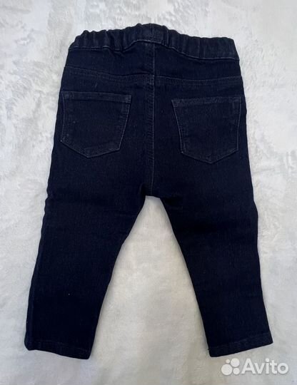 Джинсы H&M для девочки. Из США. 6-9мес
