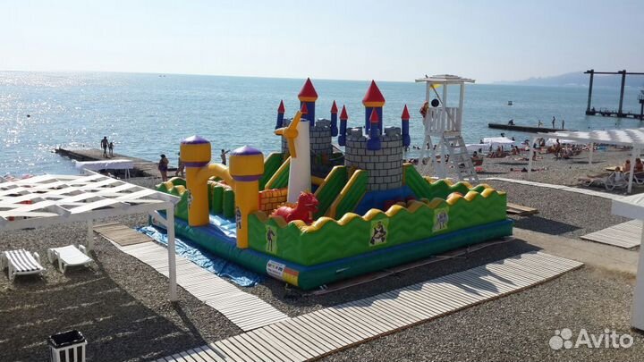 Батут надувной