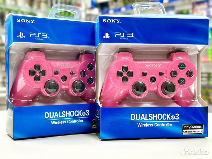 Геймпад DualShock Реплика Розовый (PS3) NEW