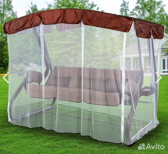 Качель садовая массивная