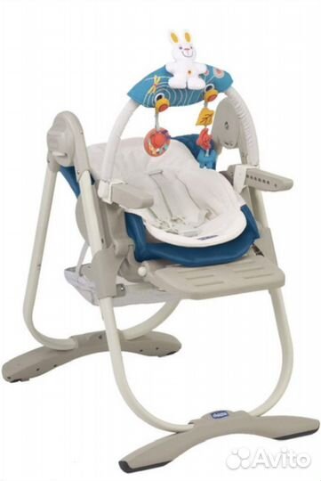 Стульчик для кормления chicco polly magic