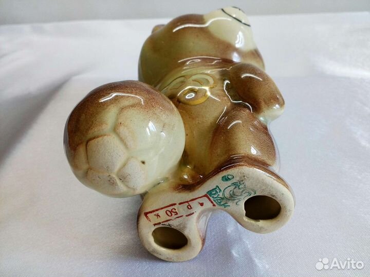 Фарфоровая статуэтка Олимпийский мишка Буди.Редкий