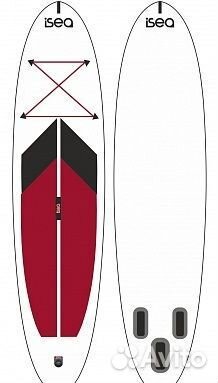 Надувная доска для sup-бординга isea sprinter 10'6