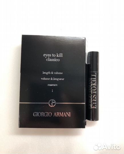 Armani eyes to kill новая тушь для ресниц