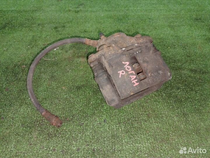 Суппорт тормозной передний правый Renault Logan 1