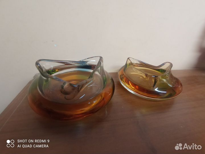 Посуда. Цветное стекло. Богемия