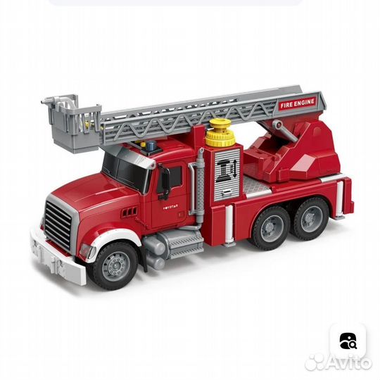 Машина пожарная с водой, лестницей, муз