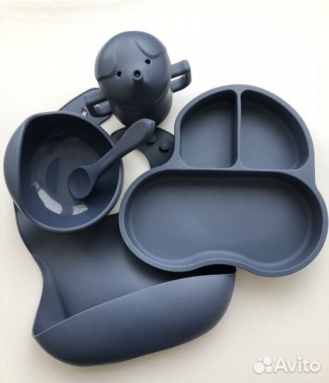 Силиконовая детская посуда, именные грызунки