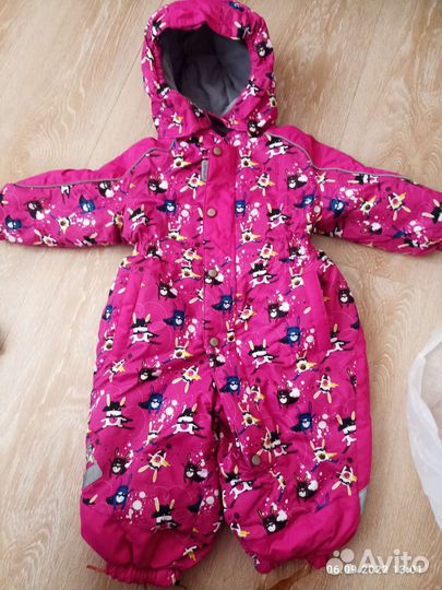 Зимний комбинезон для девочки 80