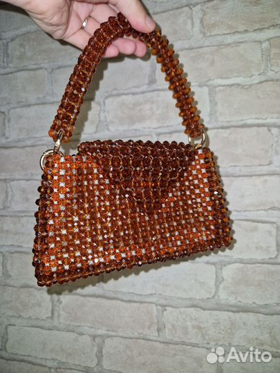 Сумка из бусин ручной работы