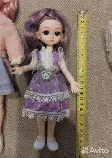 Пять кукол со сгибающимися руками и ногами