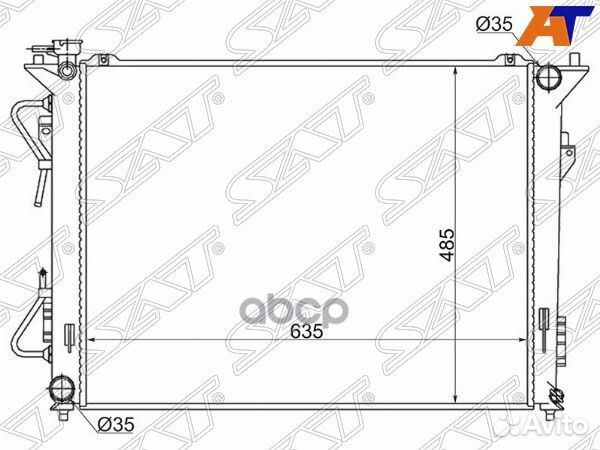 Радиатор Hyundai Sonata 04-10 / Kia Magentis 06