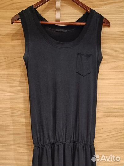 Летнее длинное платье-майка Sisley