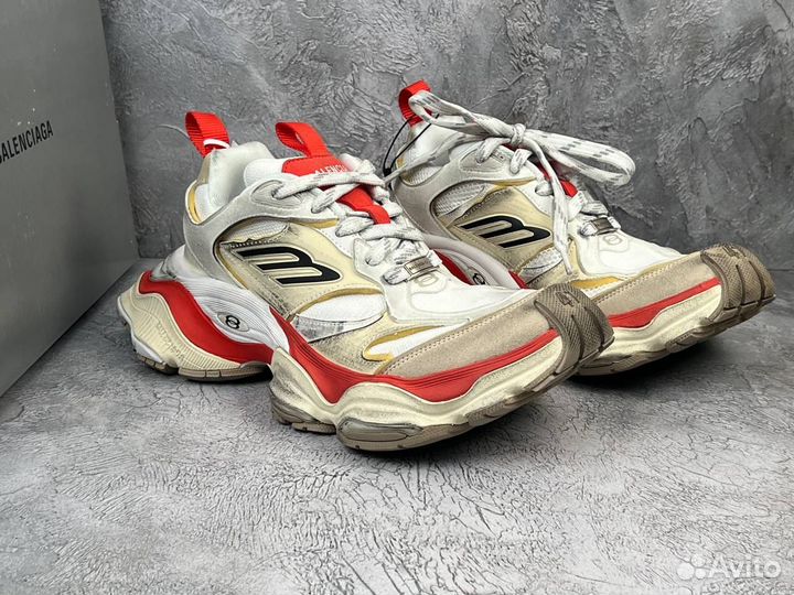 Кроссовки Balenciaga Cargo Sneaker Beige Red