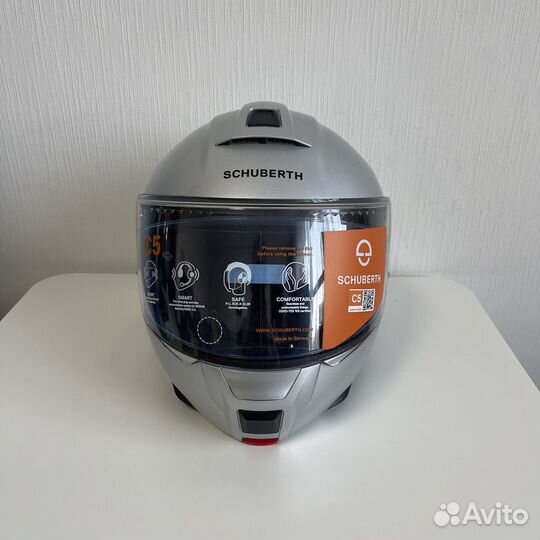 Мотошлем Schuberth C5 Glossy Silver, р. XL (60-62)