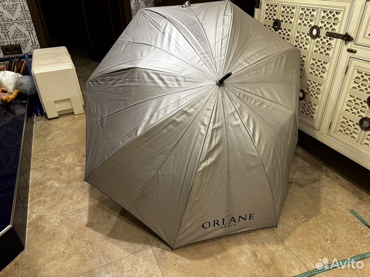 Зонт Orlane Paris 100 см себряный брак