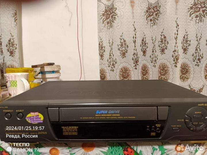 Видеомагнитофон panasonic nv hd 620,hi-fi