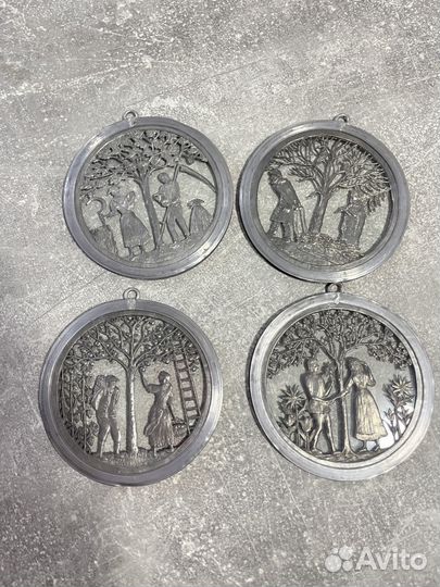 Оловянные панно