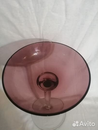 Ваза цветное старинное стекло