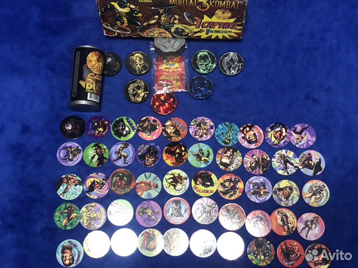 Фишки сотки биты мортал комбат кэпсы 90е блок